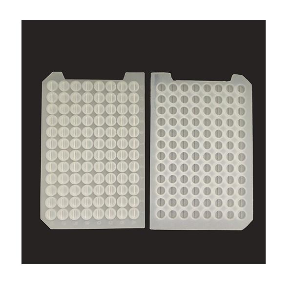 BIOLOGIX™ Silicone Sealing Mat, For 1.0ml V-bottom& U-bottom Plates, Can Be Punctured