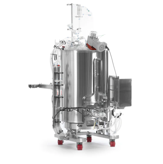 Single-Use Bioreactor (SUB), Thermo Scientific™ HyPerforma™, 5:1, 304 stainless steel, jacketed, with AC motor and load cells, 250 L, no E-Box